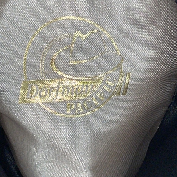 DORFMAN PACIFIC FEDORA ZOOT HAT contrasting black. - Picture 7 of 10